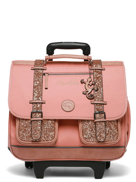 Cartable à Roulettes 3 Compartiments Vintage Fantasy Cameleon Rose vintage fantasy CR41 vue secondaire 8