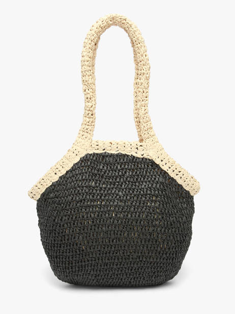 Shoulder Bag Galets Paper Les tropeziennes Black galets TZ02 other view 3