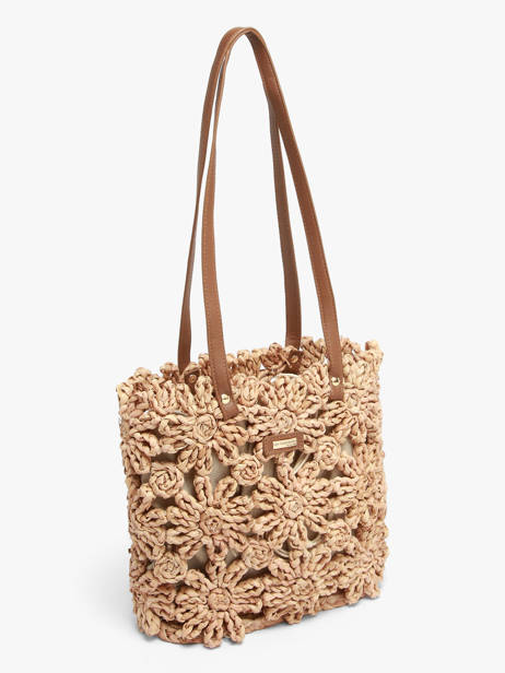 Shoulder Bag Mediterranee Paper Les tropeziennes Brown mediterranee TZ02 other view 2
