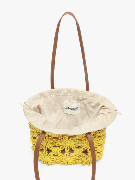 Shoulder Bag Mediterranee Paper Les tropeziennes Yellow mediterranee TZ02 other view 2