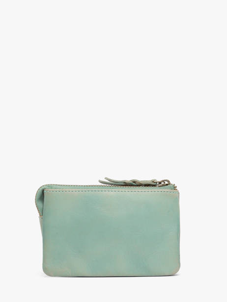 Porte-monnaie Heritage Cuir Biba Bleu heritage BT35 vue secondaire 2