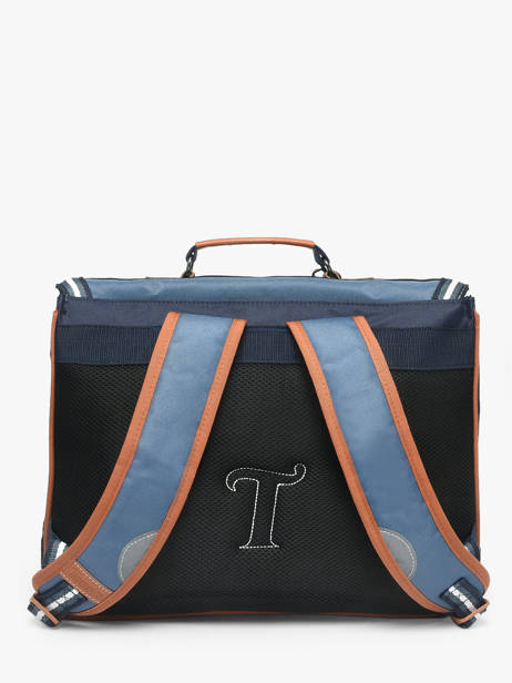 2-compartment Satchel Tann's Blue les fantaisies g 38208 other view 3