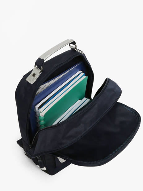 2-compartment Backpack Tann's Blue les fantaisies f 74268 other view 2