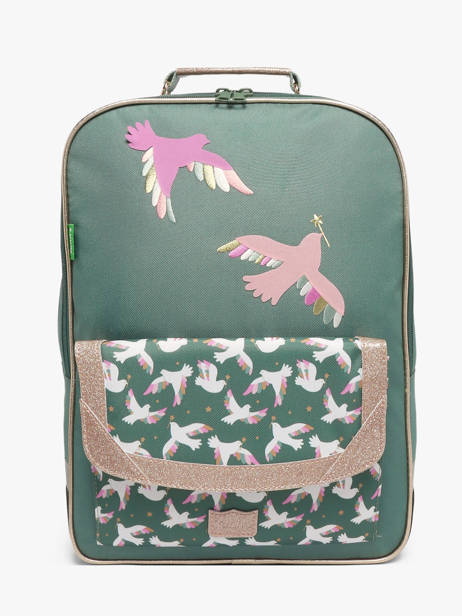 2-compartment Backpack Tann's Green les fantaisies f 74191