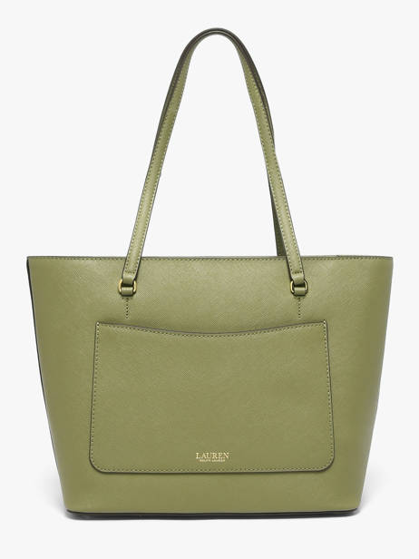 Medium Leather Karly Tote Bag Lauren ralph lauren Green karly 31924351 other view 4