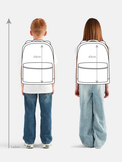 Bobby Backpack 1 Compartment Jeune premier Blue daydream girls G other view 1