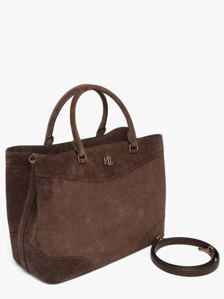 Sac Porté Main Dryden Cuir Lauren ralph lauren Marron dryden 31P15645 vue secondaire 1