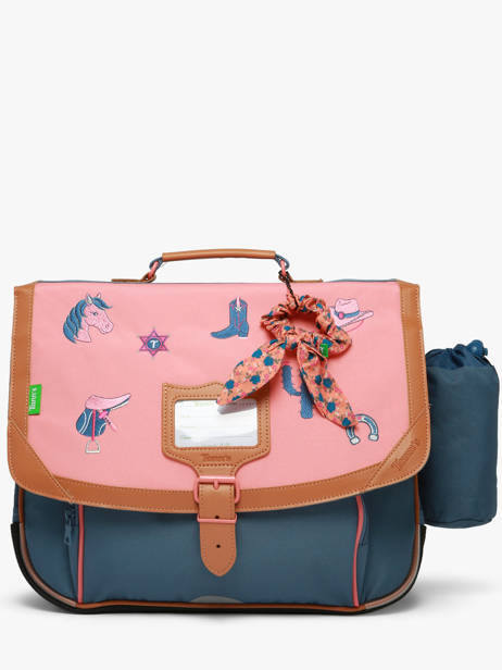 Cartable 2 Compartiments Tann's Rose les fantaisies f 38146