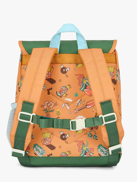 Backpack Hello hossy Brown cool kids S6 other view 4
