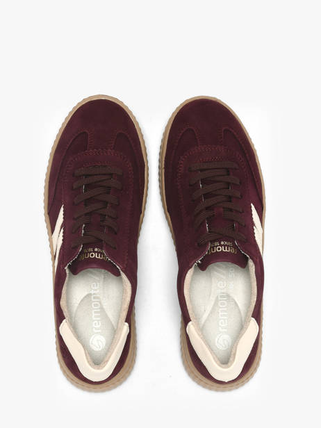 Sneakers In Leather Remonte Red women 30 other view 3