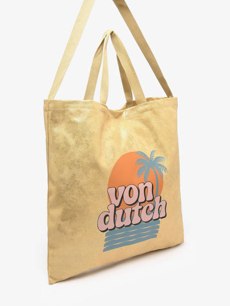 Shoulder Bag Bags Von dutch Gold bags OPEN other view 2