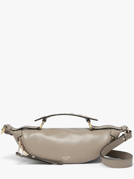 Sac Bandoulière S Origami Cuir Lancel Gris origami A12527