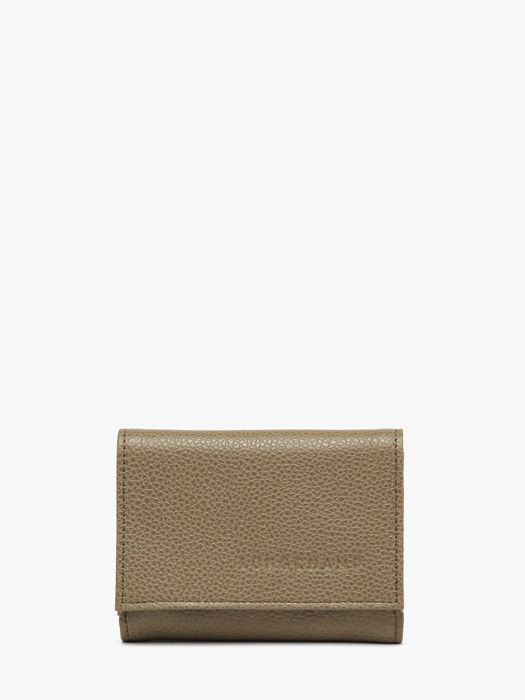 Longchamp Le foulonné Wallet Green