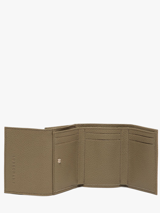 Longchamp Le foulonné Wallet Green