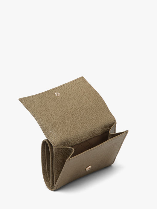Longchamp Le foulonné Wallet Green