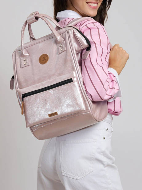 Adventurer Medium - Customisable Backpack  Cabaia Pink adventurer BAGS other view 1