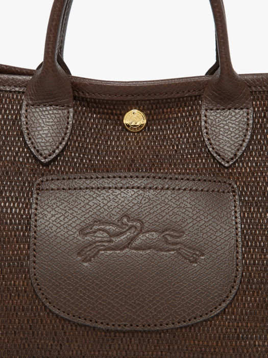 Longchamp Le panier pliage Sacs porté travers Marron