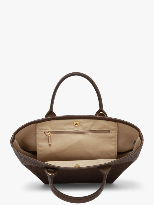 Longchamp Le panier pliage Sacs porté travers Marron