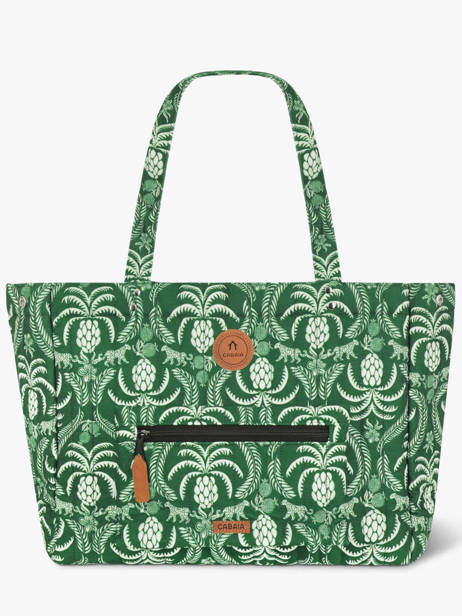 A4 Size Shoulder Bag Adventurer Recycled Polyester Cabaia Green adventurer TOTEBAGL