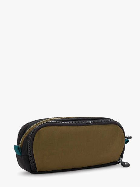 3-compartment Pouch Back To School Kipling Green back to school K13564 other view 2