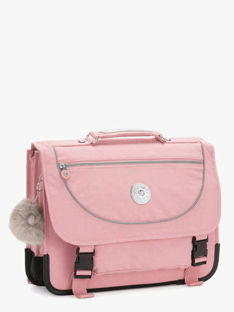 2-compartment Satchel Kipling Pink back to school K12074 other view 2
