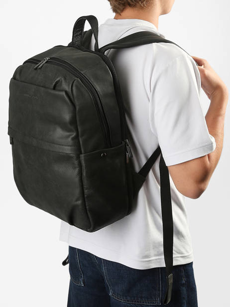 Leather Achilles Backpack Arthur & aston Black achille 6 other view 1