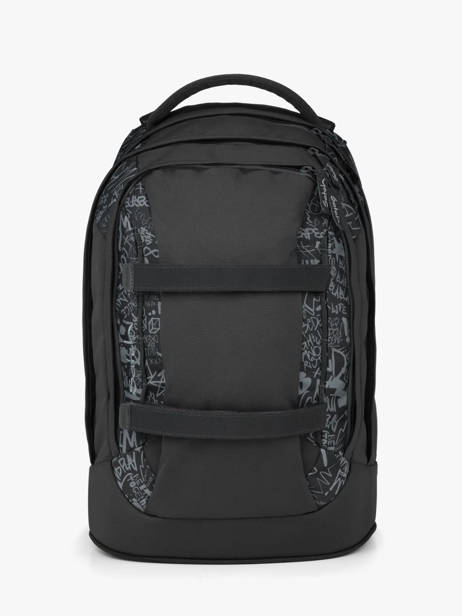 2-compartment Backpack Satch Gray pack 1322