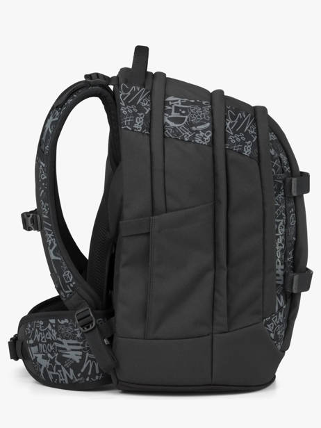 2-compartment Backpack Satch Gray pack 1322 other view 1