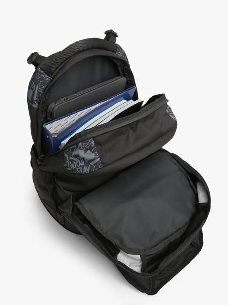 2-compartment Backpack Satch Gray pack 1322 other view 2