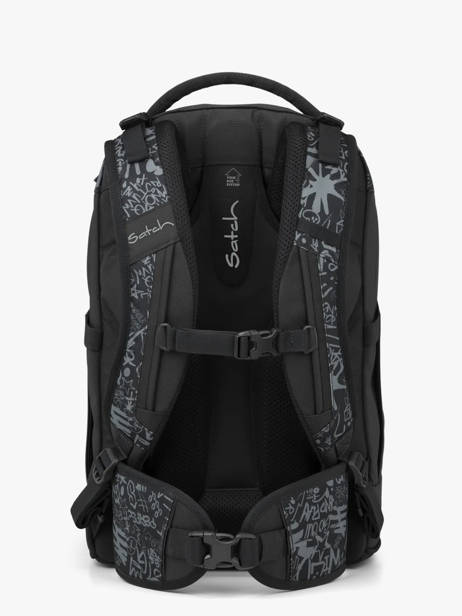 2-compartment Backpack Satch Gray pack 1322 other view 3