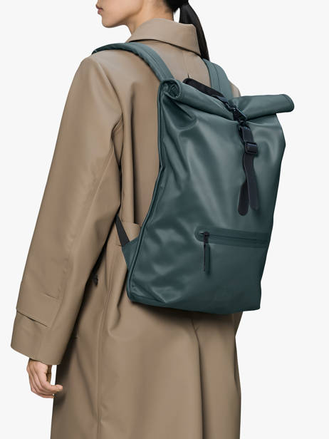 Rolltop Rucksack - 1 Compartment Backpack With 14