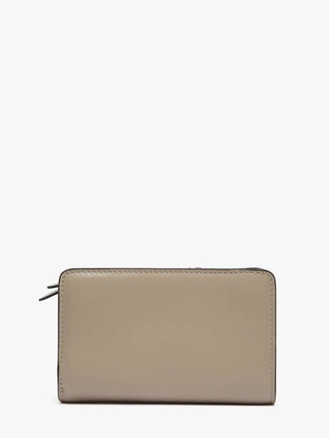 Leather Origami Wallet Lancel Gray origami A13423 other view 2