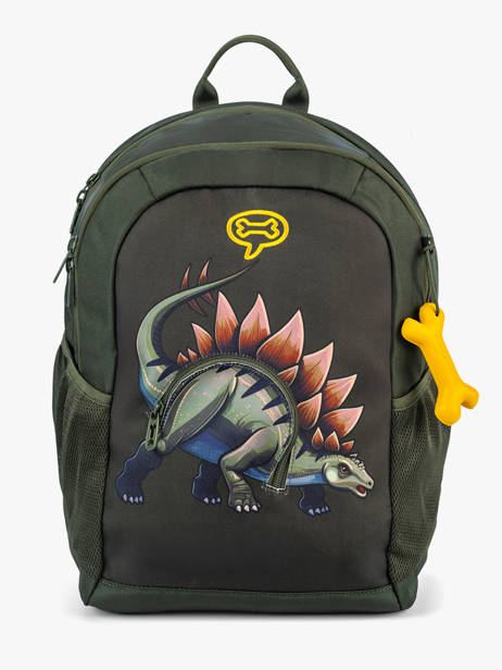 2-compartment Backpack Stones and bones Green boys B