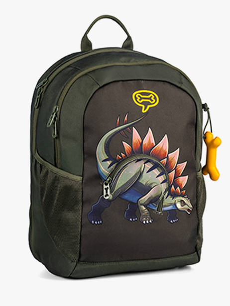 2-compartment Backpack Stones and bones Green boys B other view 2