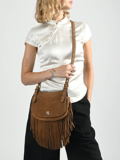Sac Bandoulière Dryden Lauren ralph lauren Marron dryden 31P11793 vue secondaire 1
