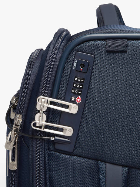 Cabin Luggage Samsonite Blue respark KJ3004 other view 1