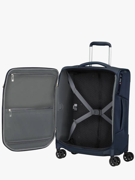 Cabin Luggage Samsonite Blue respark KJ3004 other view 3