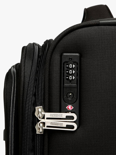 Cabin Luggage American tourister Black cloudrider 157365 other view 1