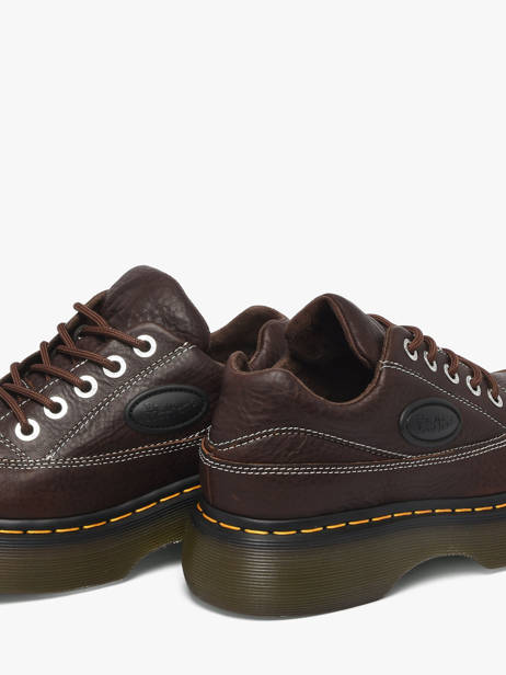 Platform Sneakers In Leather Dr martens Brown accessoires 41129200 other view 2