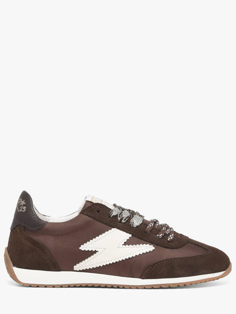 Sneakers In Leather Semerdjian Brown accessoires JUNEE278
