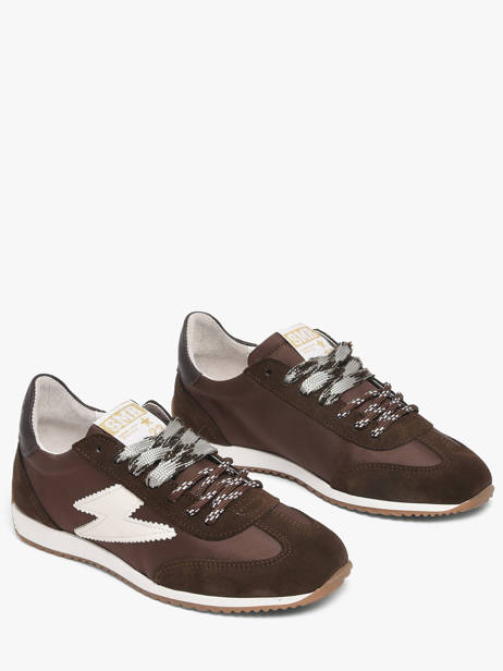Sneakers In Leather Semerdjian Brown accessoires JUNEE278 other view 1