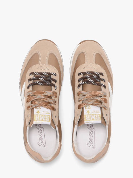 Sneakers In Leather Semerdjian Brown accessoires JUNEE274 other view 3