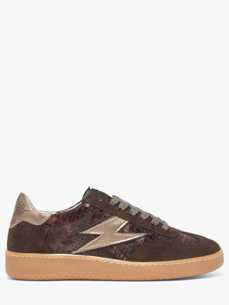 Sneakers In Leather Semerdjian Green accessoires LEEE445
