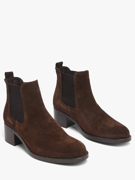 Heeled Boots In Leather Tamaris Brown women 41 other view 2