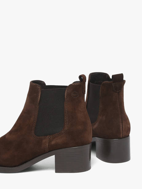 Heeled Boots In Leather Tamaris Brown women 41 other view 3