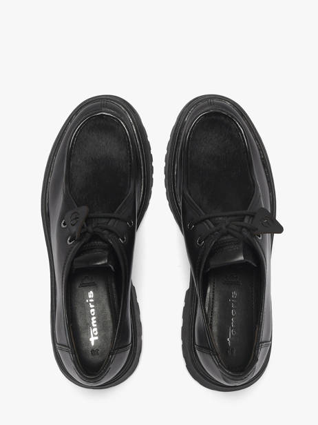 Derby Shoes In Leather Tamaris Black women 47 other view 4