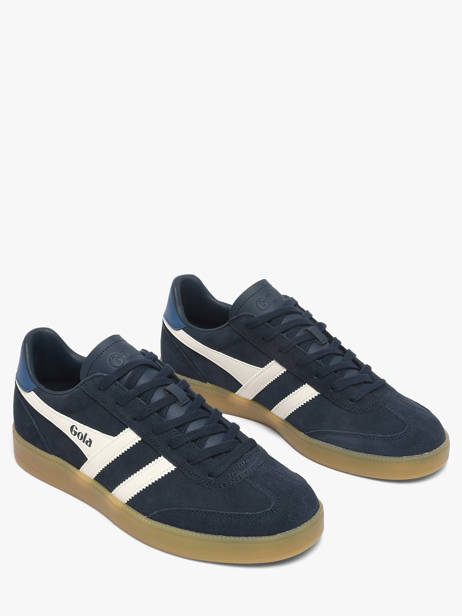 Sneakers In Leather Gola Blue men CMB735ET other view 1