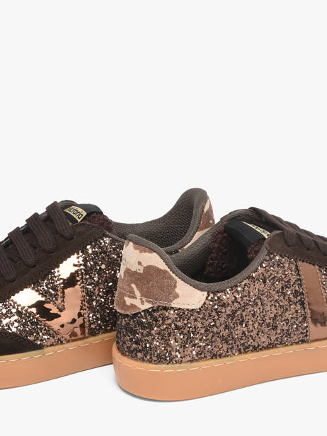 Sneakers Berlin In Leather Victoria Beige women 1126223 other view 3