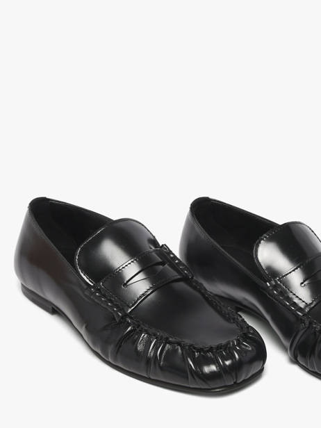 Moccasins Aven In Leather Alohas Black accessoires 10113501 other view 2