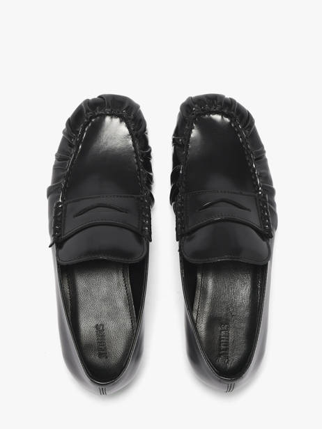 Moccasins Aven In Leather Alohas Black accessoires 10113501 other view 3